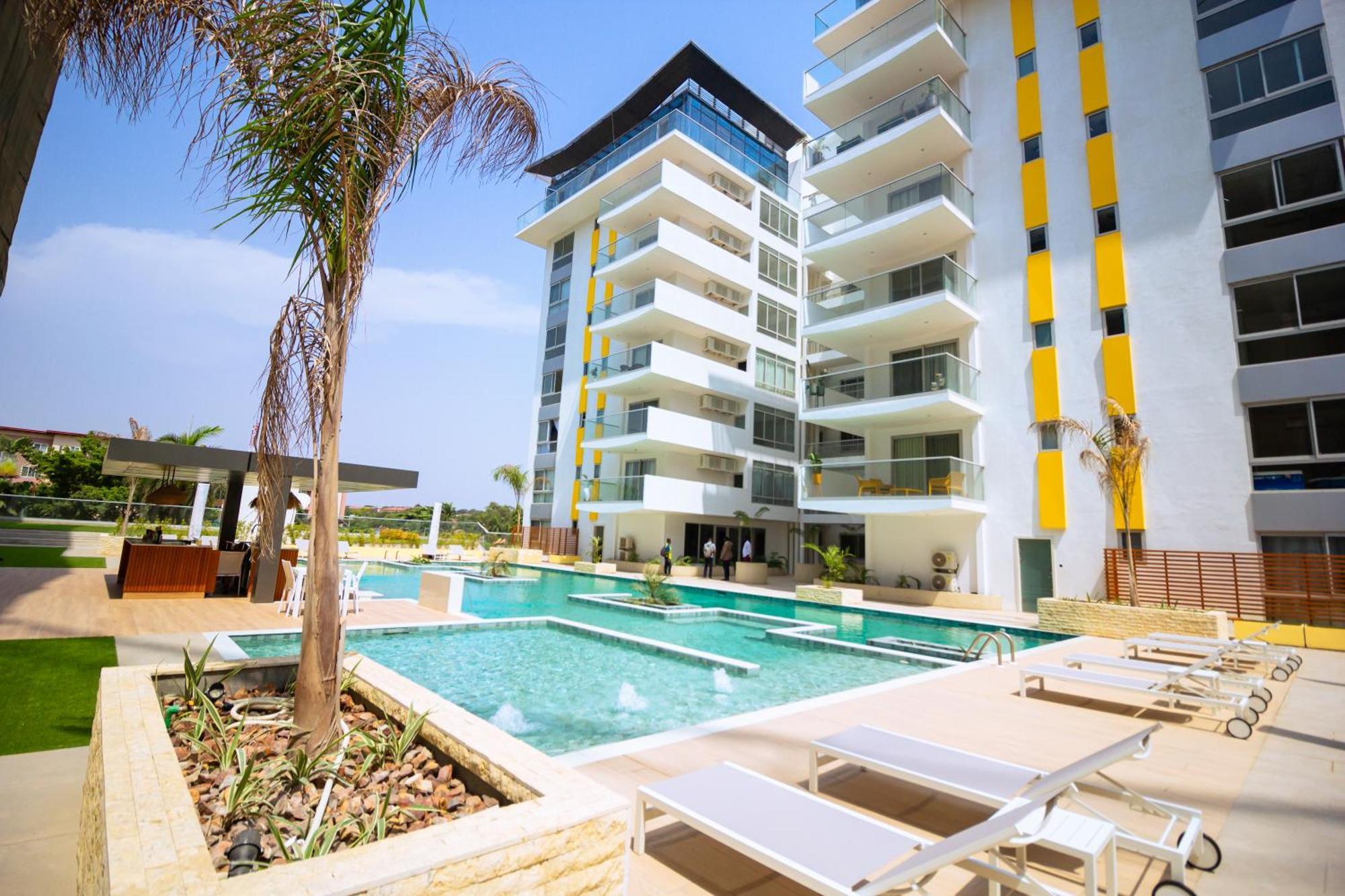 The Pavilion 1Bdr Luxury Apt Accra Kültér fotó