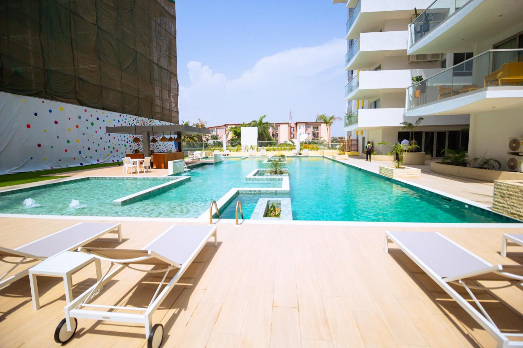 The Pavilion 1Bdr Luxury Apt Accra Kültér fotó
