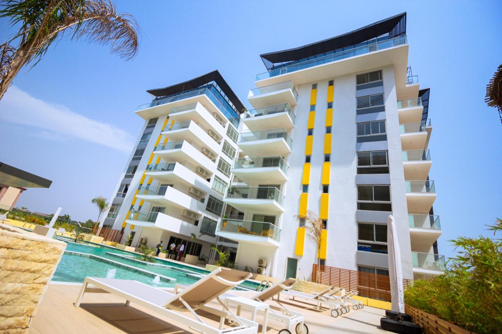 The Pavilion 1Bdr Luxury Apt Accra Kültér fotó